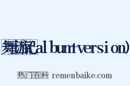 舞士游记(album+version)是什么意思的图片